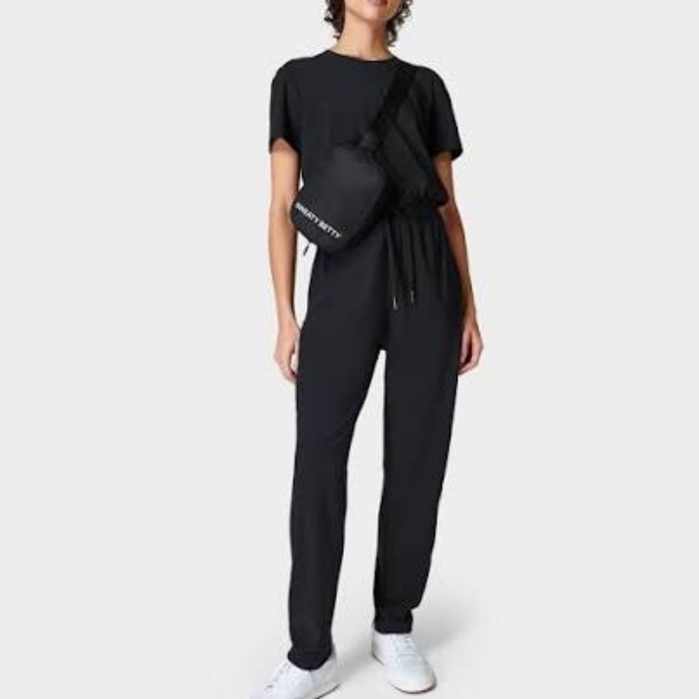 Sweaty Betty Explorer Jumpsuit - 29" - Blue Leopard Shadow